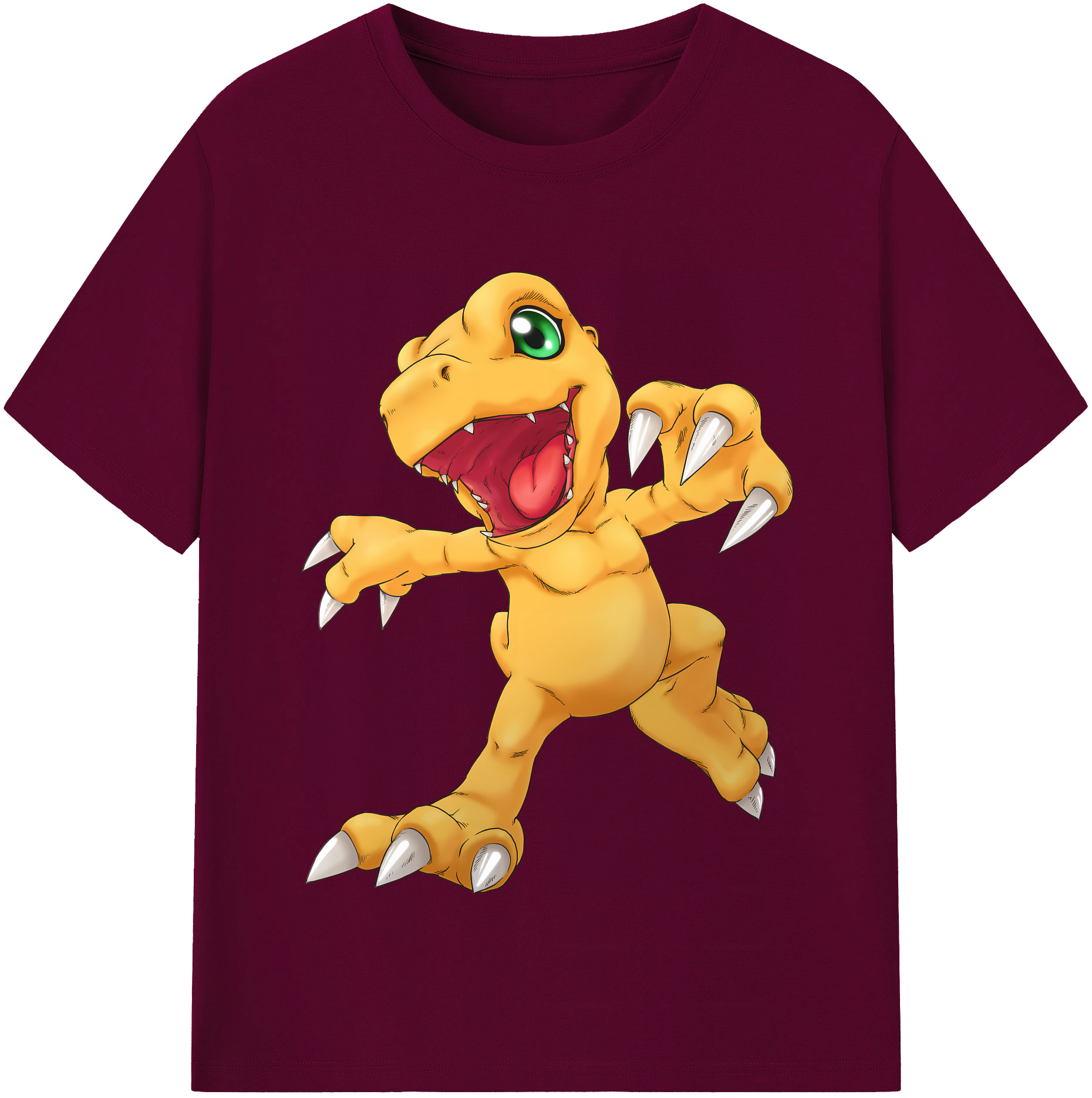 （画像用） Digimon デジタルモンスター/デジモン レディースカジュアルプリントTシャツ（綿100％）